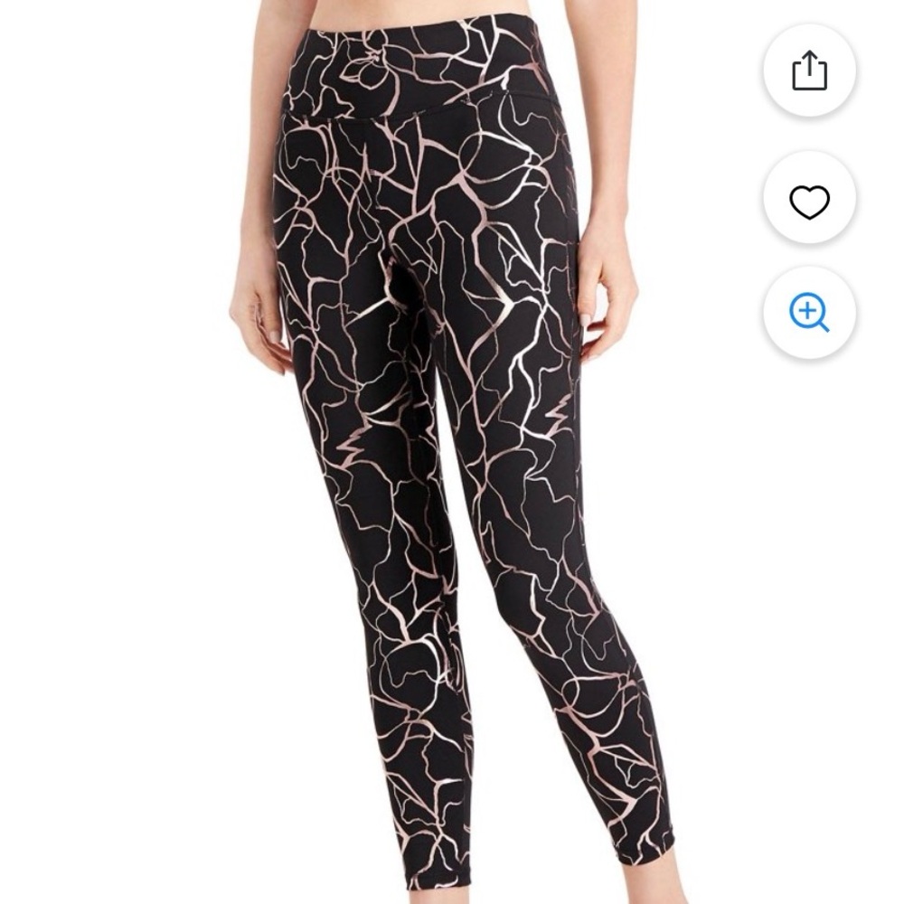 Ideology, metallic bloom, Leggings, size large